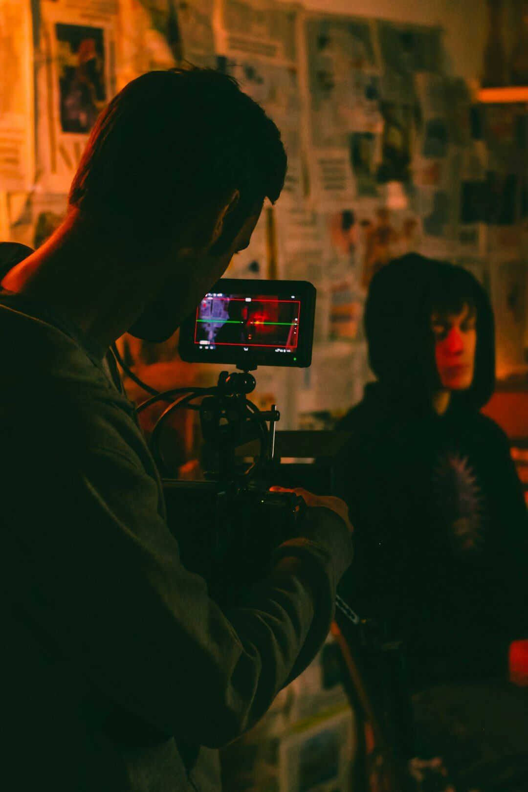 celebrity interview backstage